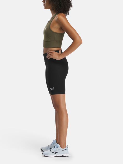 Спортивні шорти жіночі Reebok Ri Sl Fitted Short 100037535 XS Чорні (4066762801268) - зображення 3