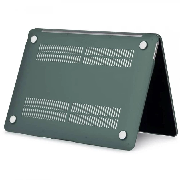 Чехол накладка MV HardShell Case Matte for MacBook Air 13,3 A1932 A2179 A2337 2018-2023 Dark Green - Фото 3 Чехол накладка MV HardShell Case Matte for MacBook Air 13,3 A1932 A2179 A2337 2018-2023 Dark Green - изображение 3