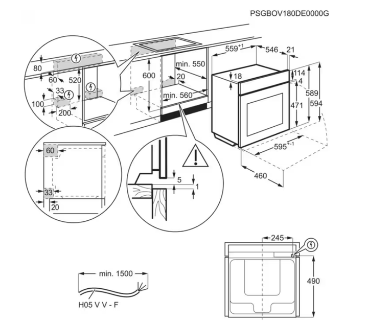 Духова шафа ELECTROLUX KOBBS39H - зображення 11
