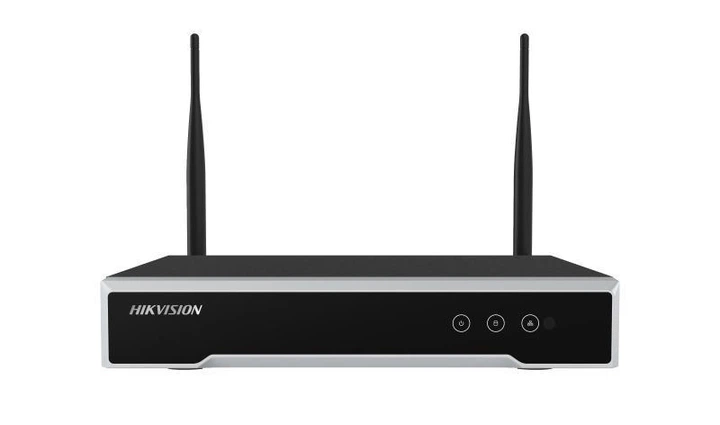 Комплект відеонагляду Hikvision 4Mp-Wi-Fi-DS-2CV2041G2-IDW на 1 бездротову циліндричну камеру зі звуком - зображення 3