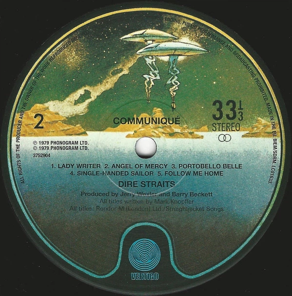 Вініловий диск Dire Straits: Communique -Hq/Download (180g) - изображение 4