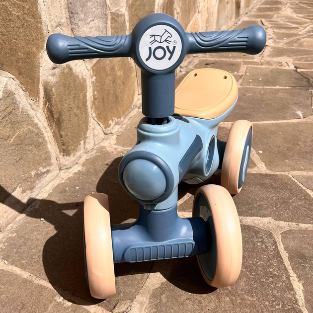 Велобіг дитячий 4-х колісний Corso JOY TL-48-885 пластикова рама, світлові та звукові ефекти Синій - Фото 10 Велобіг дитячий 4-х колісний Corso JOY TL-48-885 пластикова рама, світлові та звукові ефекти Синій - изображение 10