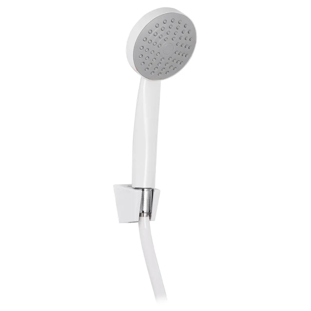 Душовий набір (шланг, лійка, кронштейн) білий ZERIX SHOWER SET-02W (ZX3096) - Фото 1 Душовий набір (шланг, лійка, кронштейн) білий ZERIX SHOWER SET-02W (ZX3096) - зображення 1