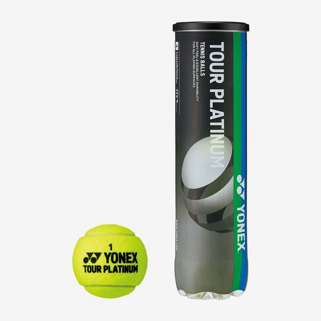 Тенісні м'ячі Yonex Tour Platinium 4B 4ball - зображення 3