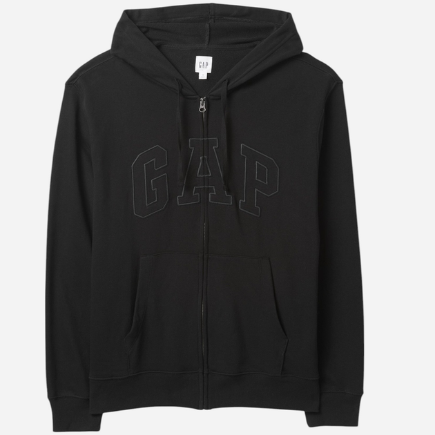 Bluza męska rozpinana streetwear z kapturem GAP 868454-11 M Czarna - obraz 4