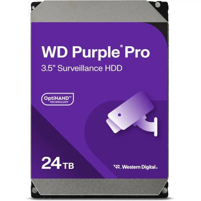 Жесткий диск 3.5" 24TB WD (WD240PURP) - Фото 1 Жесткий диск 3.5" 24TB WD (WD240PURP) - изображение 1