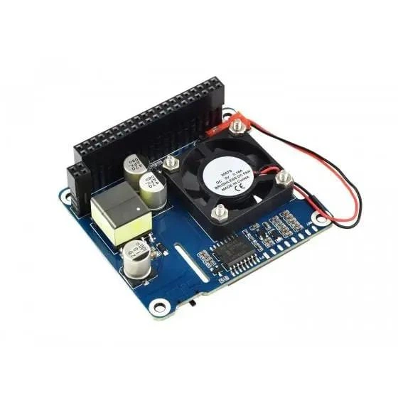 Плата расширения PoE HAT (B) для Raspberry Pi 4 (WAV-18014) - Фото 2 Плата расширения PoE HAT (B) для Raspberry Pi 4 (WAV-18014) - изображение 2