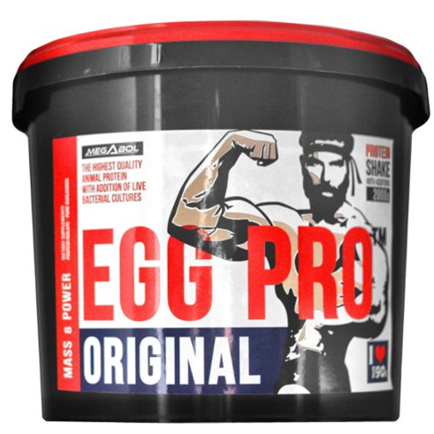 Протеїнова добавка Megabol Egg Pro Strawberry 2000 г (5907582338130) - зображення 1