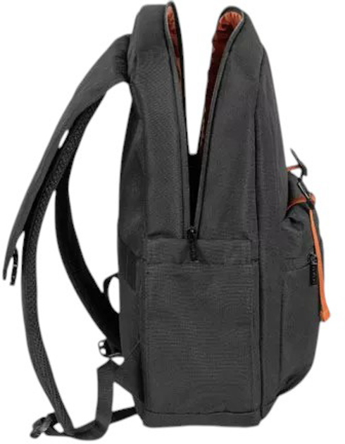 Plecak na laptopa Natec Niala Ginger Orange 15.6" Black (NTO-2240) - obraz 7