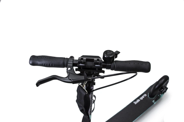 Детский самокат Scale Sports SS-23 + держатель для бутылки + звоночек. Дисковый тормоз. Передний амортизатор. Хамелеон - Фото 6 Детский самокат Scale Sports SS-23 + держатель для бутылки + звоночек. Дисковый тормоз. Передний амортизатор. Хамелеон - изображение 6