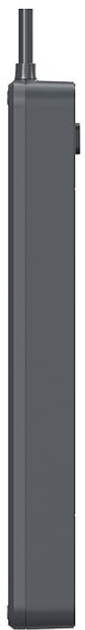 Listwa zasilająca Tracer Power Line+ Mobile Ready 4 gniazd 2 USB-A + USB-C (PD) 1.5 m Graphite (TRALIS47027) - obraz 3