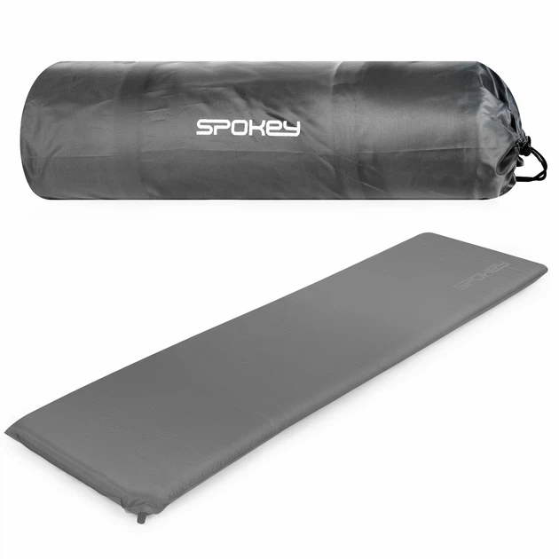 Mata samopompująca Spokey FATTY 927848 180 x 50 x 5 cm Szara (5902693278481) - obraz 4