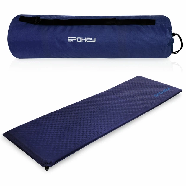 Килимок самонадувний Spokey COUCH 927853 200 х 66 х 5 см Синій (5902693278535) - зображення 4