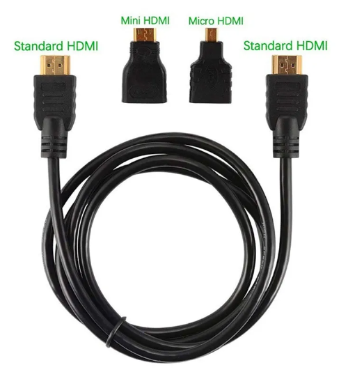 Міні-адаптер HDMI Micro HDMI Кабель 3 в 1 Високоякісний HD Сумісність PS3 HDTV DVD XBOX - Фото 2 Міні-адаптер HDMI Micro HDMI Кабель 3 в 1 Високоякісний HD Сумісність PS3 HDTV DVD XBOX - зображення 2