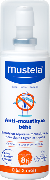 Набір Mustela Kit SOS Petites piqûres: дитячий спрей від комарів Anti-Moustique з 2х місяців 100мл + крем від подразнень Cicastela з народження 40мл + сітка від комах - зображення 3