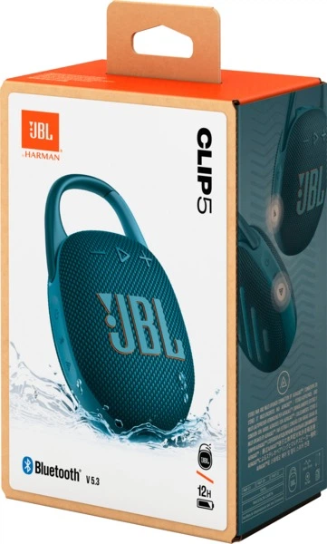 Акустическая система JBL Clip 5 Blue (JBLCLIP5BLU) - Фото 9 Акустическая система JBL Clip 5 Blue (JBLCLIP5BLU) - изображение 9