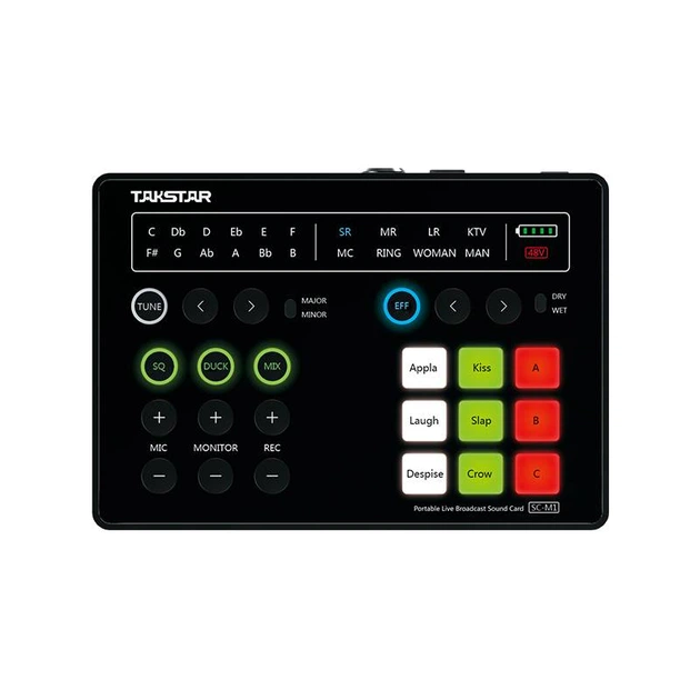 Портативна звукова карта для прямої трансляції Takstar SC-M1 - изображение 2
