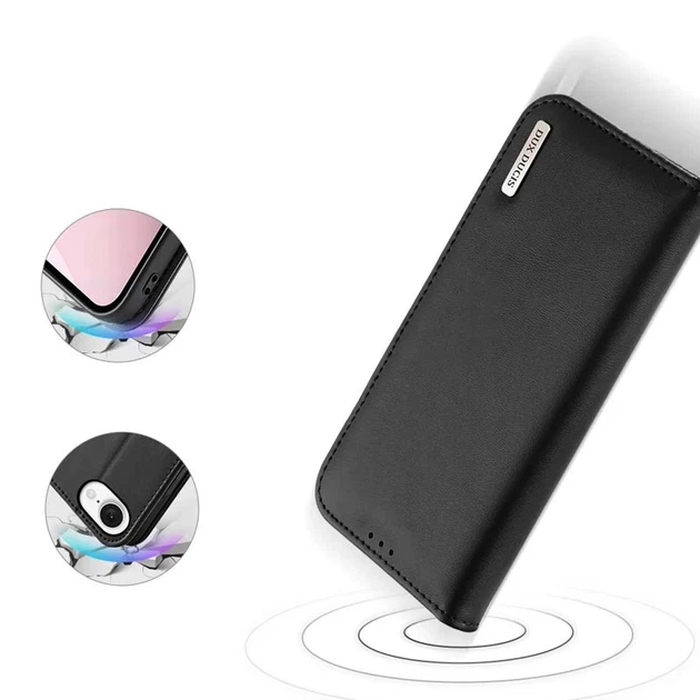Чехол-книжка Dux Premium Ducis Hivo для Apple iPhone 16e (6.1") Black - Фото 7 Чехол-книжка Dux Premium Ducis Hivo для Apple iPhone 16e (6.1") Black - изображение 7
