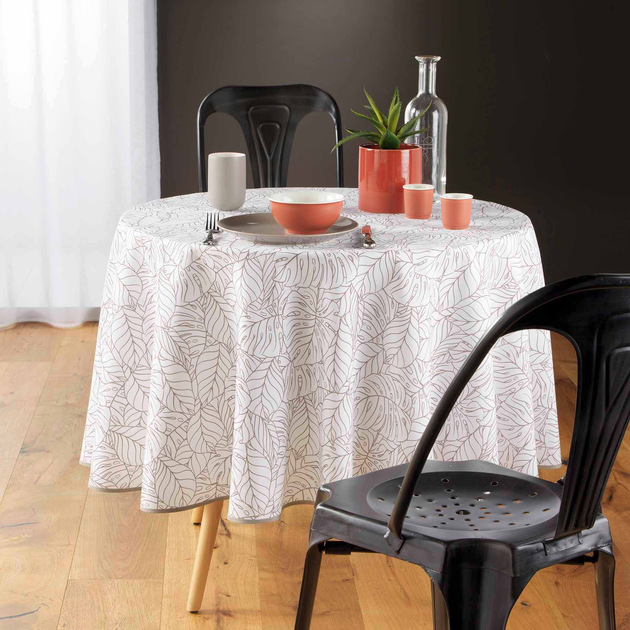 Скатертина Douceur d'interieur Solea кругла з принтом 180 см (3574387231083) - зображення 4