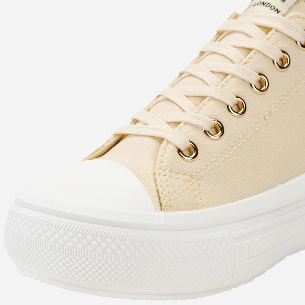 Жіночі кеди низькі Lee Cooper LCW-24-44-2464L 41 26.5 см Бежеві (5904292160235) - зображення 6