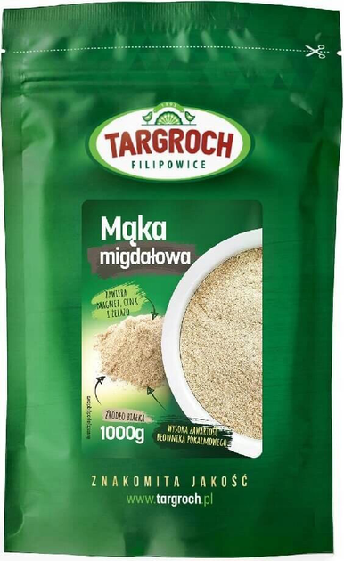 Suplement diety Targroch mąka migdałowa 1000 g (5903229004277) - obraz 1