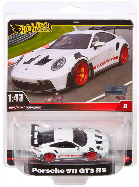 Auto Hot Wheels Premium Porsche 1:43 GT3-RS HWT03 (194735220113) - obraz 1