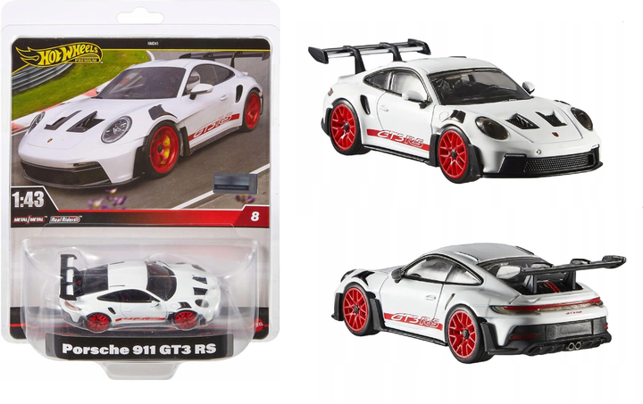 Auto Hot Wheels Premium Porsche 1:43 GT3-RS HWT03 (194735220113) - obraz 2