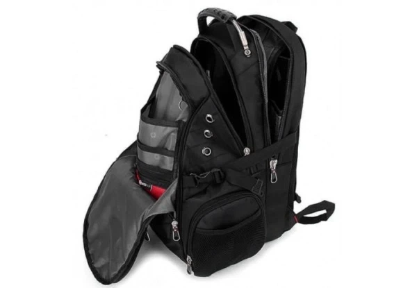 Ультраміцний Міський рюкзак SwissGear Bag 8810 33 л водовідштовхувальний USB-порт і аудіопорт AUX - зображення 5