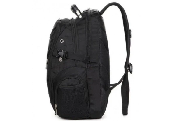 Ультраміцний Міський рюкзак SwissGear Bag 8810 33 л водовідштовхувальний USB-порт і аудіопорт AUX - зображення 6