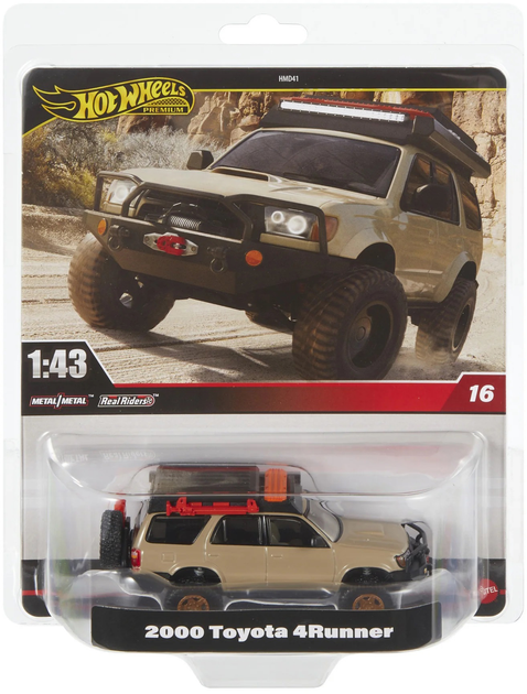 Auto Hot Wheels Premium Toyota 1:43 4RUNNER Numer 16 HWT11 (194735220076) - obraz 1