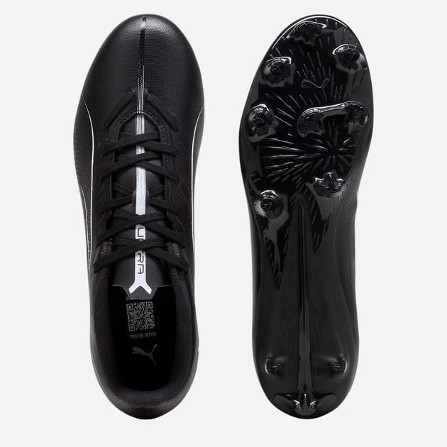 Чоловічі бутси Puma Ultra 5 Play FG/AG 10768902 43 (9UK) Чорні (4067979224949) - зображення 4