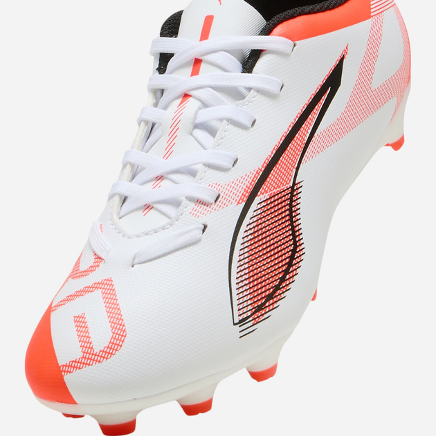 Підліткові футбольні бутси для хлопчика Puma Ultra 5 Play FG/AG Jr 10817001 36 (3.5UK) Білі (4067983050879) - зображення 5