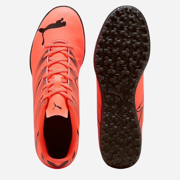 Buty piłkarskie turfy męskie Puma Attacanto TT 10747813 44.5 (10UK) Pomarańczowe - obraz 4