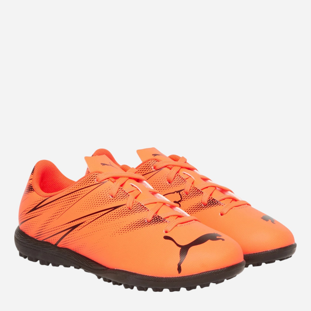 Buty piłkarskie turfy młodzieżowe chłopięce Puma Attacanto TT Jr 10748114 38 (5UK) Pomarańczowe - obraz 2