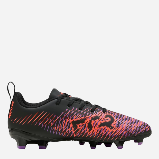 Підліткові футбольні бутси для хлопчика Puma Future 8 Play FG/AG Jr 10814401 38.5 (5.5UK) Чорні з червоним і фіолетовим (4067983080210) - зображення 3