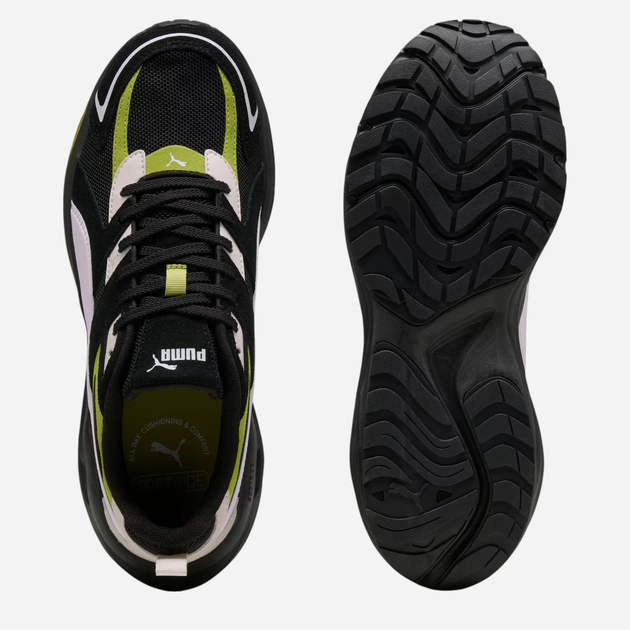 Чоловічі кросівки Puma Hypnotic LS 39529531 42.5 (8.5UK) Чорний/Салатовий (4067983935329) - зображення 4