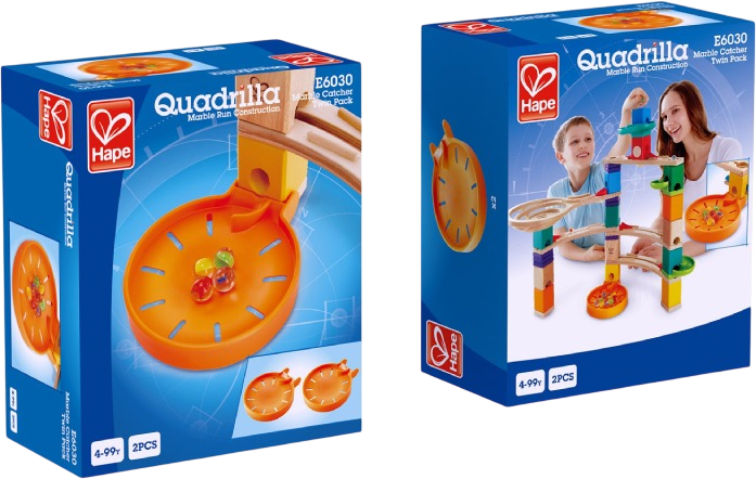 Детали для конструктора-лабиринта Hape Quadrilla 2 элементов (6943478007437) - Фото 5 Детали для конструктора-лабиринта Hape Quadrilla 2 элементов (6943478007437) - изображение 5