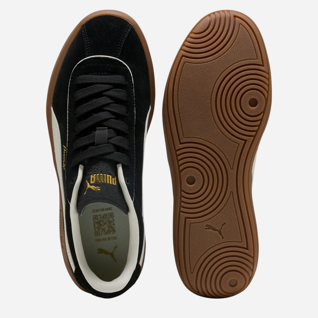 Жіночі кеди низькі Puma Club Klassika SD 40071802 40.5 (7UK) Чорні (4067983747953) - зображення 4