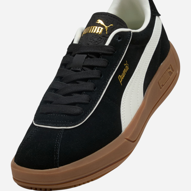 Жіночі кеди низькі Puma Club Klassika SD 40071802 40.5 (7UK) Чорні (4067983747953) - зображення 5