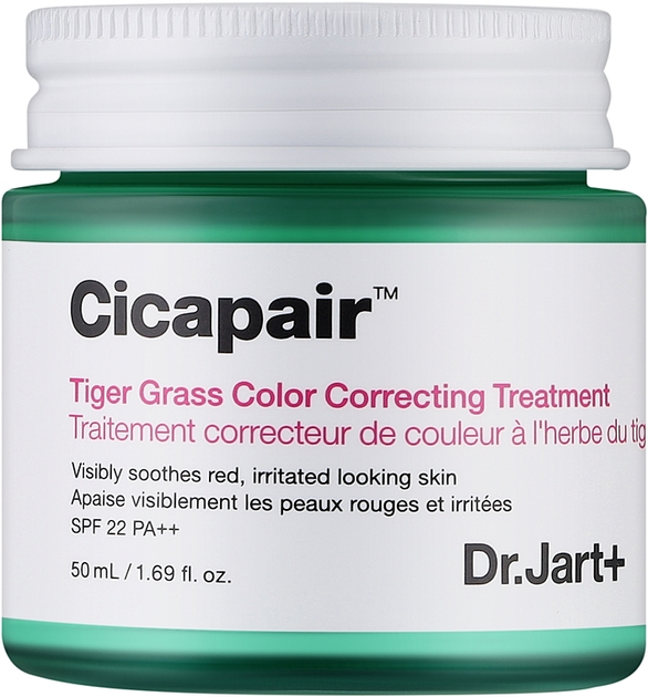 Крем для обличчя Dr.Jart+ Cicapair Tiger Grass Color Correcting Treatment від почервонінь 50 мл (8809844991084) - зображення 1