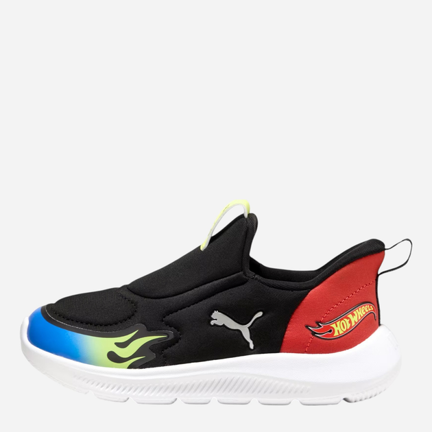 Buty sportowe chłopięce z białą podeszwą Puma Fun Racer 2 Sliptech 40140901 30 (11.5UK) Czarne - obraz 1