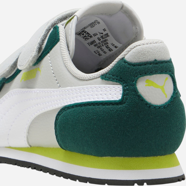 Дитячі кросівки для хлопчика Puma Cabana Racer SL 20 V Inf 38373119 24 (7UK) Зелений/Сірий (4067983804489) - зображення 5