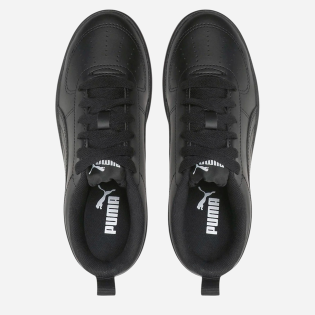 Підліткові кеди для хлопчика Puma Rickie Jr 38431102 39 (6UK) Чорні (4064536291703) - зображення 4