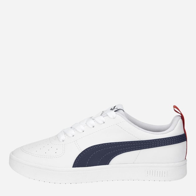 Підліткові кеди для хлопчика Puma Rickie Jr 38431109 36 (3.5UK) Білі з темно-синім (4065449327732) - зображення 3