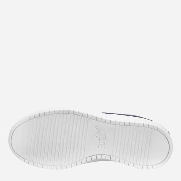 Підліткові кеди для хлопчика Puma Rickie Jr 38431109 37 (4UK) Білі з темно-синім (4065449327756) - зображення 7