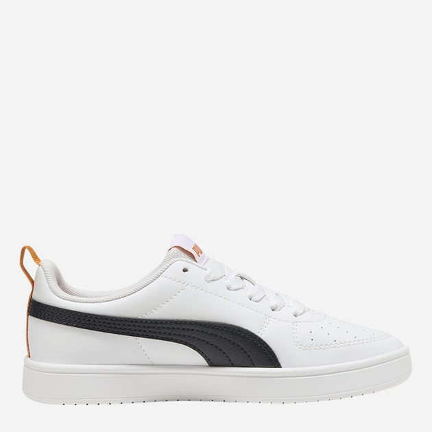 Підліткові кеди для хлопчика Puma Rickie Jr 38431140 37.5 (4.5UK) Білі з чорним і помаранчевим (4067983800306) - зображення 3