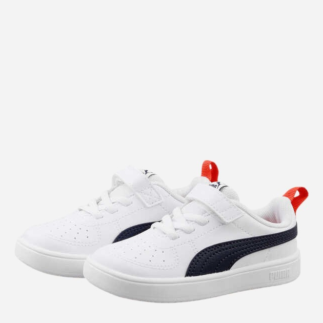 Sneakersy chłopięce na rzepy Puma Rickie AC+ Inf 38431409 24 (7UK) Białe - obraz 2