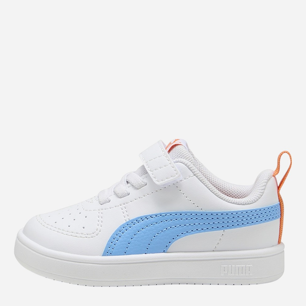 Sneakersy chłopięce na rzepy Puma Rickie AC+ Inf 38431437 27 (9UK) Białe - obraz 1