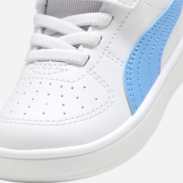 Дитячі кеди для хлопчика Puma Rickie AC+ Inf 38431437 25 (8UK) Білі з блакитним (4067983866920) - зображення 4
