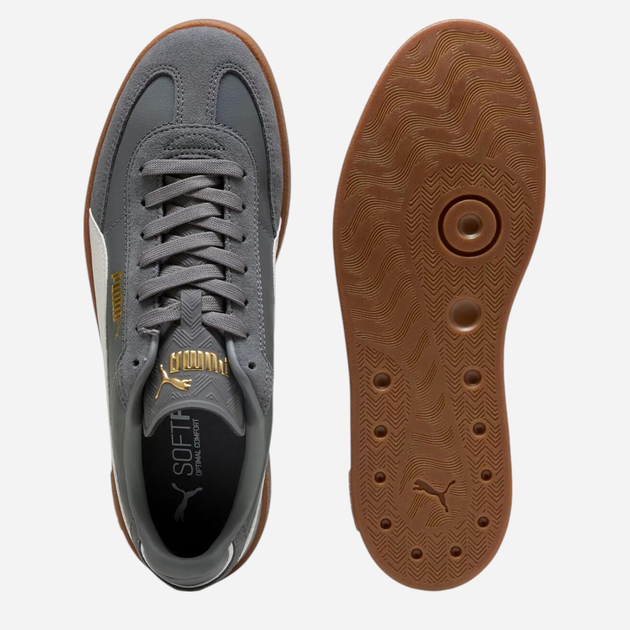 Sneakersy damskie do kostki Puma Club II 39744719 38 (5UK) Szary/Biały - obraz 4